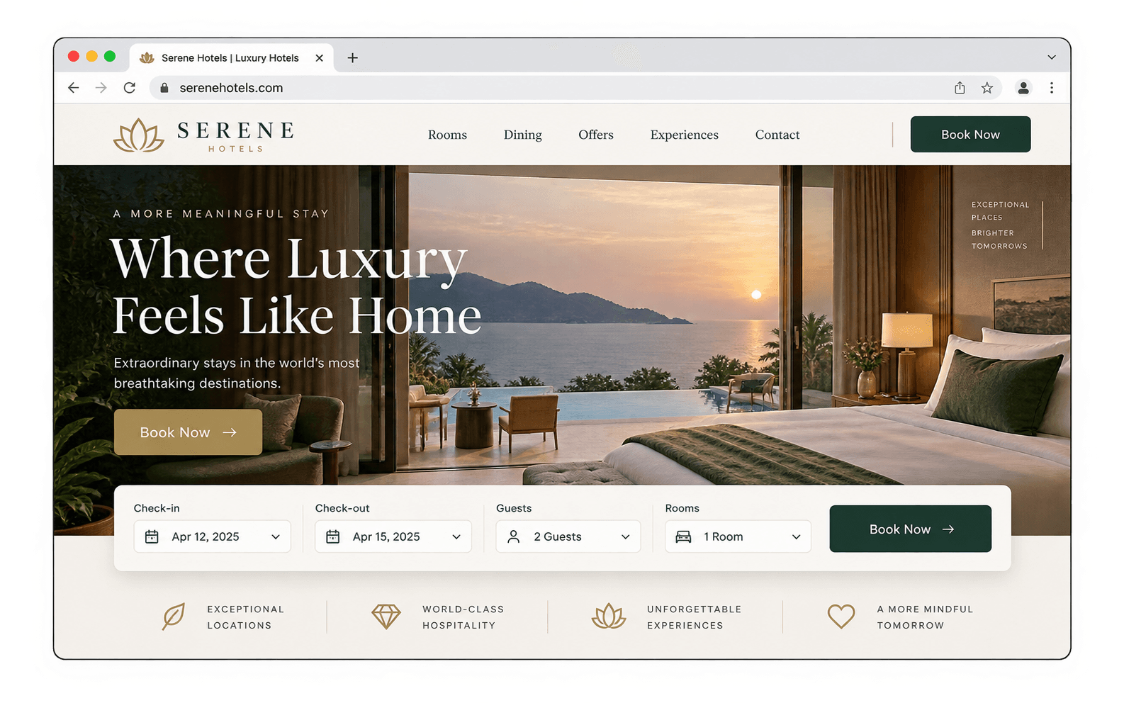 Hotel website builder